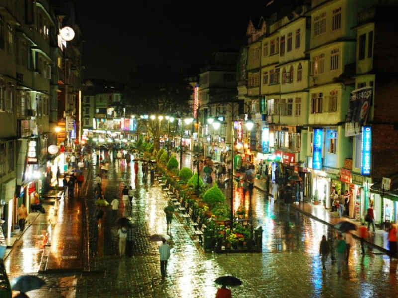 M G Marg-the Mall Road, Gangtok